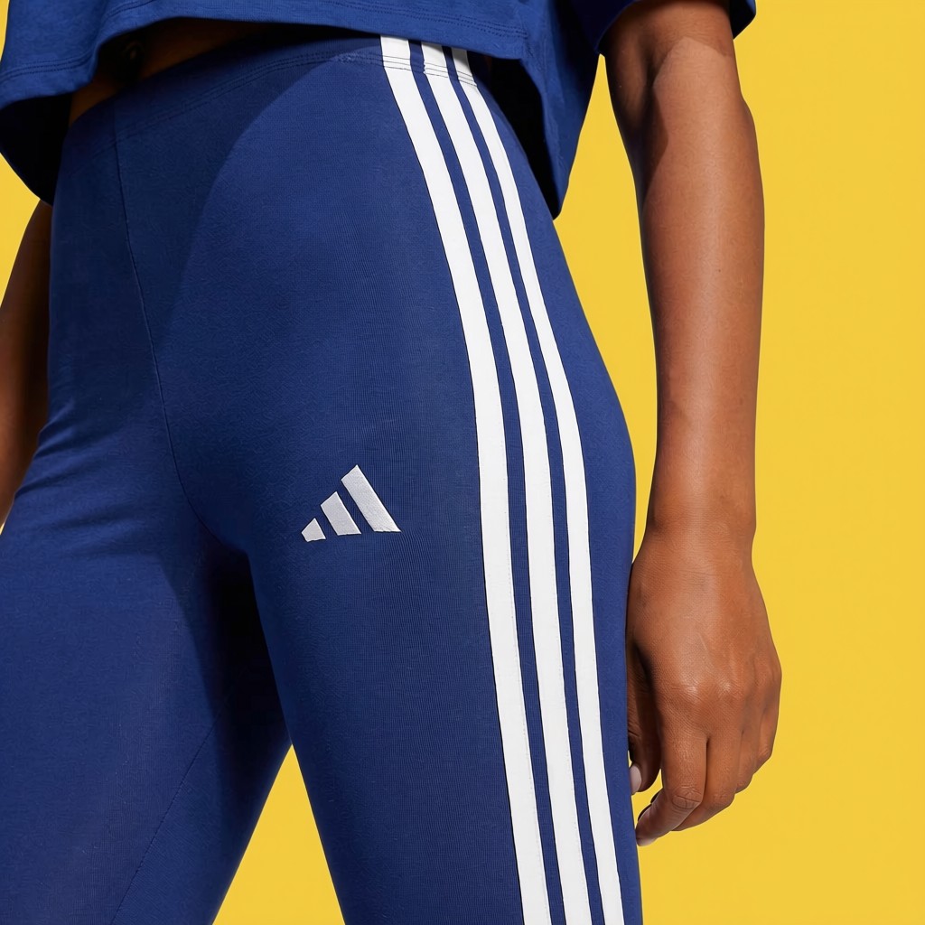 ADIDAS - ESSENTIALS 3-STRIPES COTTON LEGGINGS - Image 5