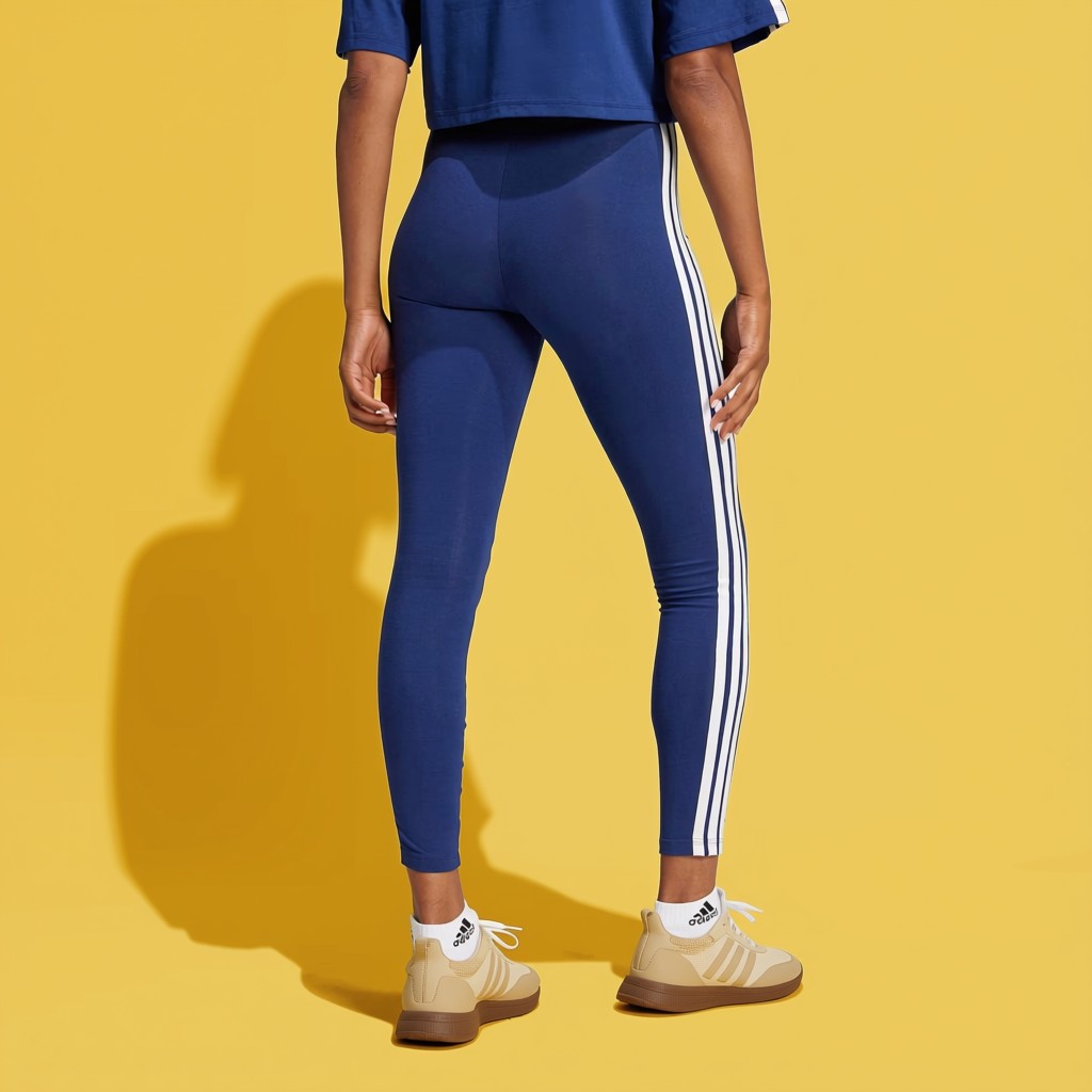 ADIDAS - ESSENTIALS 3-STRIPES COTTON LEGGINGS - Image 3